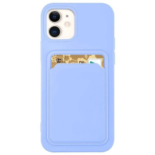 Hurtel Szilikon tok bankkártyatartóval Samsung Galaxy A22 4G lila tok és táska