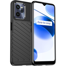 Hurtel Thunder Case Tok Realme C35 Szilikon Armor Tok Fekete (187765189) tok és táska