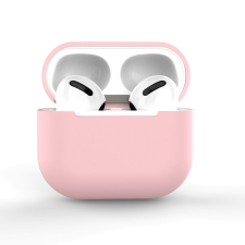 Hurtel tok Airpods Pro Silicone lágy fedőhátlapja Pink (C tok) audió kellék