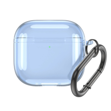Hurtel Transparent tok AirPods 4 - kék fülhallgató, fejhallgató tok