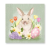 Húsvét Bunny and Flowers, Húsvét szalvéta 20 db-os 33x33 cm