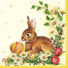 Húsvét Egg & Hare szalvéta 20 db-os 33x33 cm papírárú, csomagoló és tárolóeszköz