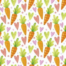 Húsvét Sweet Carrots szalvéta 20 db-os 33x33 cm papírárú, csomagoló és tárolóeszköz