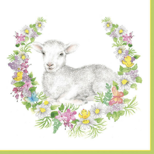 Húsvét Wreath with Lamb szalvéta 20 db-os 33x33 cm papírárú, csomagoló és tárolóeszköz