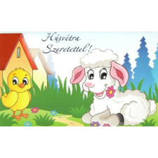  Húsvéti képeslap borítékkal, belül zsebbel &quot;CC&quot; képeslap