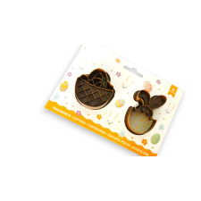  Húsvéti süti kiszúró készlet, műanyag, nyuszi és kosár sütés és főzés