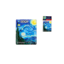 Hűtőmágnes 50x70mm, Van Gogh: Csillagos éj hűtőmágnes