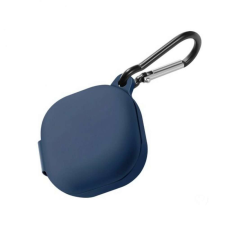  Huzat a Samsung Galaxy Buds2 fejhallgató védelmére, farmerkék színű, akasztóval fülhallgató, fejhallgató tok