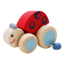  Húzogatós állatfigura - Katica fajáték