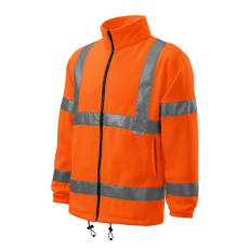  HV Fleece Jacket polár unisex fluoreszkáló narancssárga M