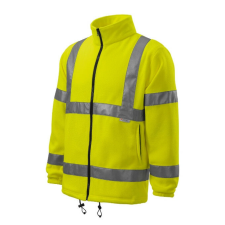  HV Fleece Jacket polár unisex fluoreszkáló sárga XL férfi pulóver, kardigán
