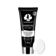  Hybrid polyacryl gel -  white 30g fényzselé