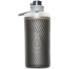 Hydrapak Flux 1.0L szürke kulacs, kulacstartó