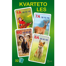 Hydrodata Kvartett kártya, erdő társasjáték