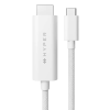 Hyper HD6007WHGL USB Type-C - HDMI Kábel 2m - Fehér