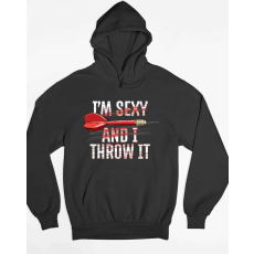  I'm sexy and I throw it 2023 pulóver - egyedi mintás, 4 színben, 5 méretben