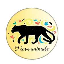  I love Animals (2) kitűző kitűző