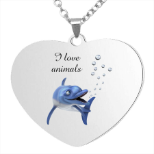 I love animals medál lánccal, választható több formában és színben medál