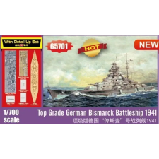  I LOVE KIT Top Grade German Bismarck Battleship 1:700 (65701) makett