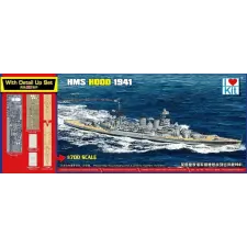  I LOVE KIT Top Grade HMS HOOD 1941 1:700 (65703) makett