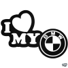  I Love My BMW matrica