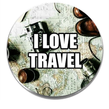  I love travel kitűző kitűző