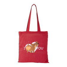  I love you - Bevásárló táska Piros egyedi ajándék