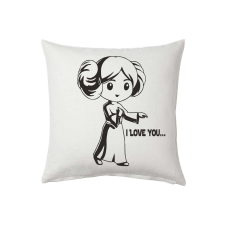  I love you leia párna egyedi mintával ajándéktárgy