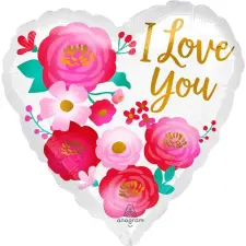  I love You, Szeretlek fólia lufi 43 cm party kellék
