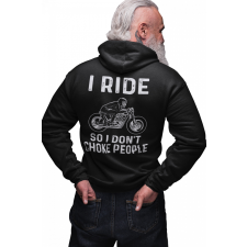 I ride so I don't choke people - Zipzáros Pulóver női pulóver, kardigán