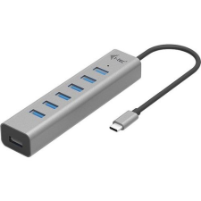 I-TEC Metal USB 3.2 HUB 7 portos (C31HUBMETAL703) (C31HUBMETAL703) hub és switch