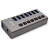 I-TEC USB 3.0 Charging HUB 7port + 36W töltőadapter