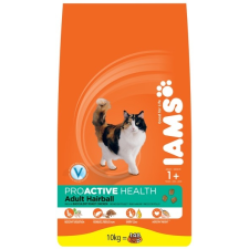 IAMS Cat Adult Hairball Chicken macskatáp 10kg macskaeledel