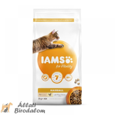 IAMS Cat Adult Hairball Control csirke 2kg macskaeledel