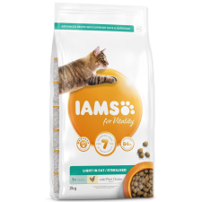 IAMS Cat Adult Weight Control Chicken 2 kg macskaeledel
