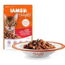 IAMS Cat Delights - Marhahús és répa falatok aszpikban (72 x 85 g) 6120 g macskaeledel