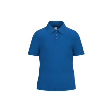  IB297 Gyerek galléros pamut piké póló, Ideal Royal Blue-12/14 gyerek póló