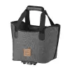 IBERA MIK bevásárlókosár táska fekete 16L hátsó rögzítéssel (24x26,5x26 cm) IBERA Bicikli alkatrészek Kerékpáros kiegészítők Kerékpár kosarak és oldaltáskák