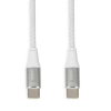iBox IKUTC1W USB-C apa - USB-C apa 2.0 Adat és töltőkábel - Fehér (1m)