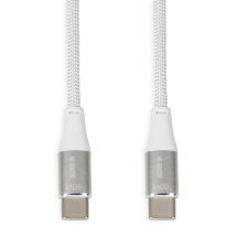 iBox IKUTC2W USB-C apa - USB-C apa 2.0 Adat és töltőkábel - Fehér (2m) (IKUTC2W) kábel és adapter