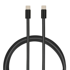 iBox USB-C apa - USB-C apa Adat- és töltőkábel 1m - Fekete (IKUTCS1B) kábel és adapter