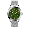 Ice-watch ICE Steel Solar - Ezüst zöld, férfi karóra - 35 mm - (024749)