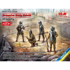 ICM 1/35 Amerikai gyalogság Brewster testpáncél figura szett modell kiegészítő makett
