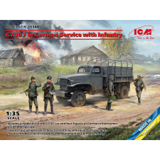  ICM G7107 in German Service with infantry 1:35 (35588) makett