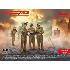 ICM Montgomerys Staff (100% new molds) 1:35 (35617) makett