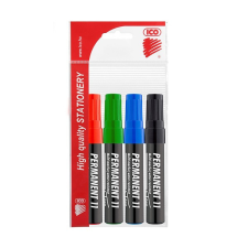 ICO Alkoholos marker ICO Permanent 11 4db-os készlet filctoll, marker