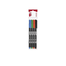 ICO Alkoholos marker készlet, S, OHP Ico, 4 klf.szín filctoll, marker