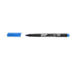 ICO Alkoholos marker, OHP, 2-3 mm, B, ICO, kék filctoll, marker