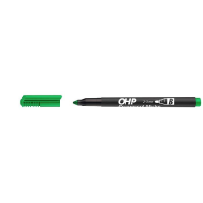 ICO Alkoholos marker, OHP, 2-3 mm, B, ICO, zöld filctoll, marker