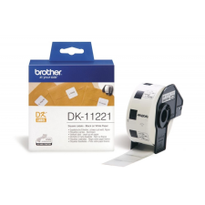 ICO Brother DK11221 etikett 23x23mm 1000 db etikett/doboz fekete/fehér etikett